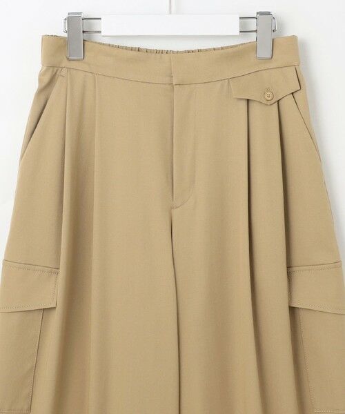 自由区 / ジユウク その他パンツ | 【カタログ掲載・接触冷感・UVカット・洗える】デニムライクボトムフレアワイド パンツ | 詳細9