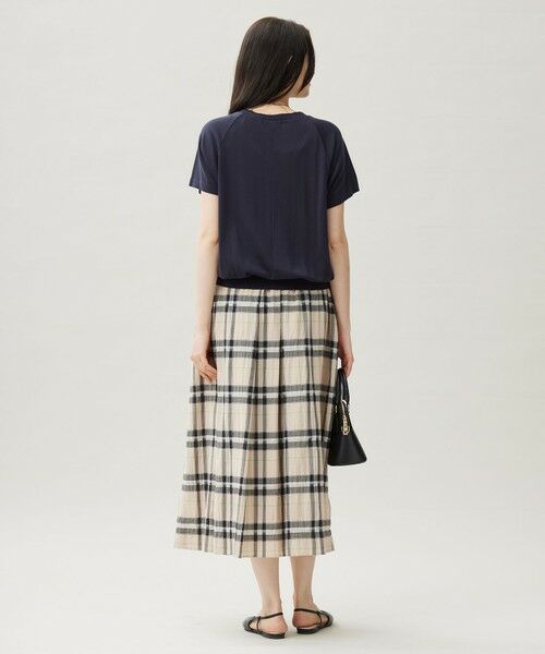 自由区 / ジユウク ミニ・ひざ丈スカート | 【カタログ掲載・洗える】シアーブライトチェック スカート | 詳細5
