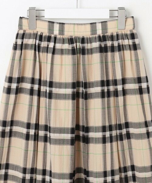 自由区 / ジユウク ミニ・ひざ丈スカート | 【カタログ掲載・洗える】シアーブライトチェック スカート | 詳細8