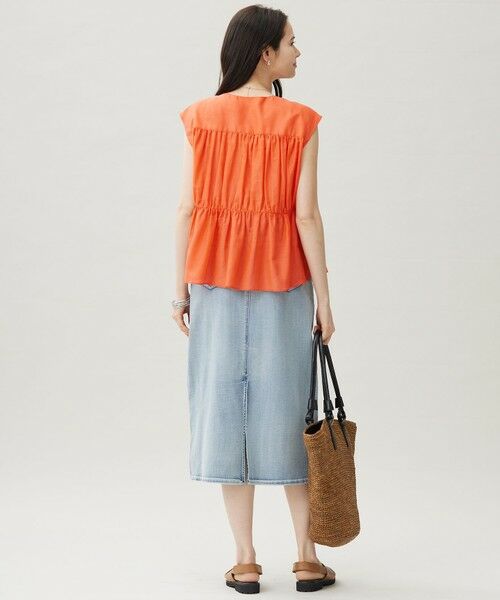 自由区 / ジユウク デニムスカート | 【洗える】ウスカルデニムAライン スカート | 詳細16