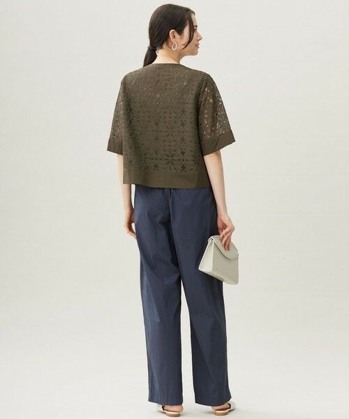 自由区 / ジユウク シャツ・ブラウス | 【カタログ掲載・洗える】フラワータイルレース ブラウス | 詳細9