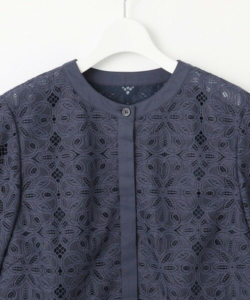 自由区 / ジユウク シャツ・ブラウス | 【カタログ掲載・洗える】フラワータイルレース ブラウス | 詳細14