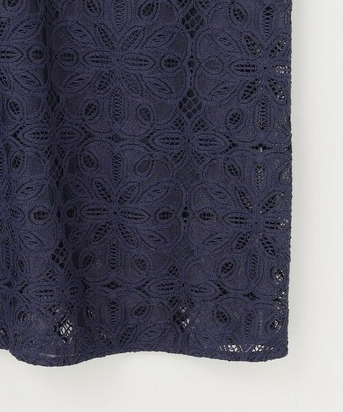 自由区 / ジユウク ロング・マキシ丈ワンピース | 【洗える】フラワータイルレース ワンピース | 詳細7