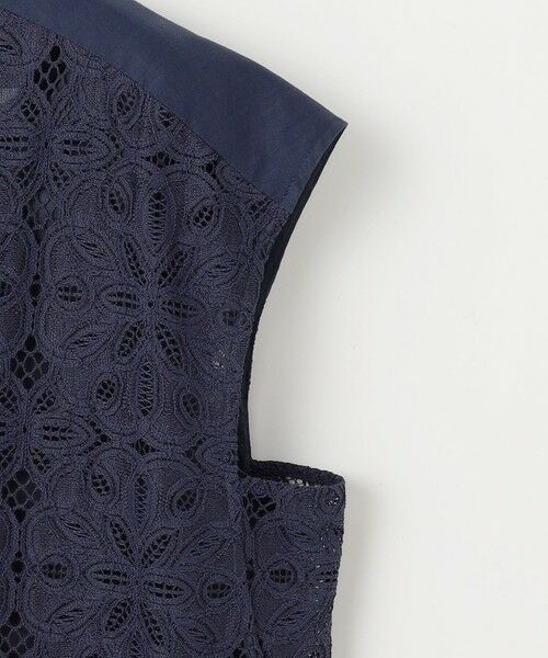 自由区 / ジユウク ロング・マキシ丈ワンピース | 【洗える】フラワータイルレース ワンピース | 詳細5