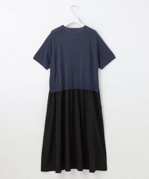 自由区 / ジユウク ロング・マキシ丈ワンピース | 【洗える】タフタコンビ半袖 ワンピース | 詳細8