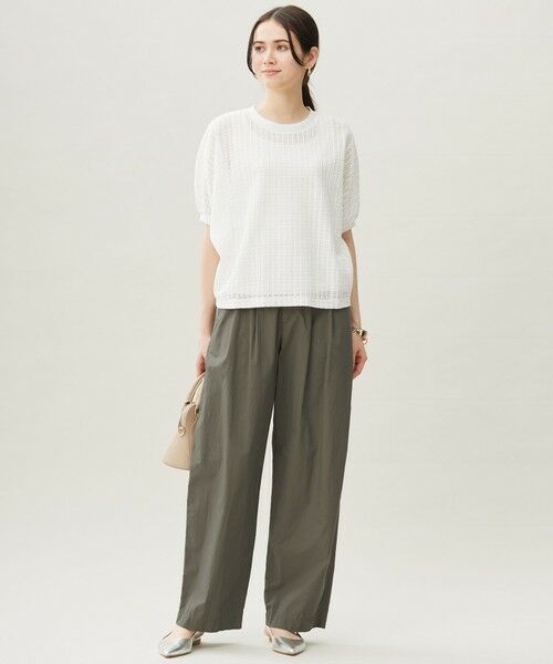 自由区 / ジユウク その他パンツ | 【カタログ掲載・洗える】オルダージュタイプライター パンツ | 詳細9