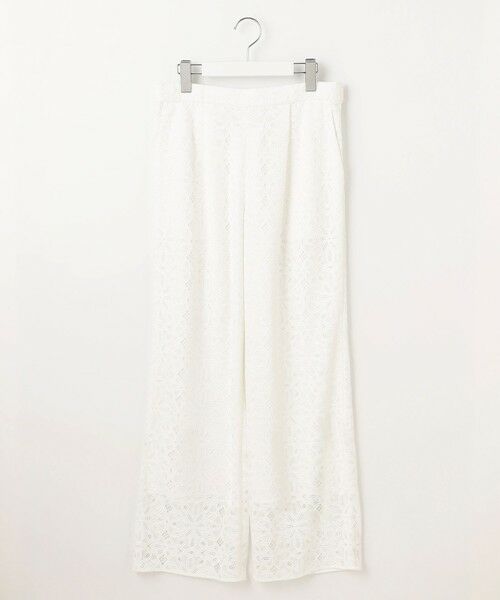 自由区 / ジユウク その他パンツ | フラワータイルレース パンツ | 詳細1