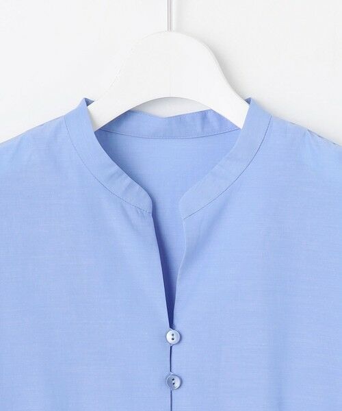 自由区 / ジユウク シャツ・ブラウス | シアーソフトシャンブレーペプラム ブラウス | 詳細8