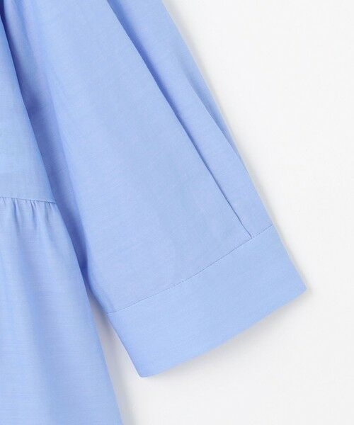 自由区 / ジユウク シャツ・ブラウス | シアーソフトシャンブレーペプラム ブラウス | 詳細9