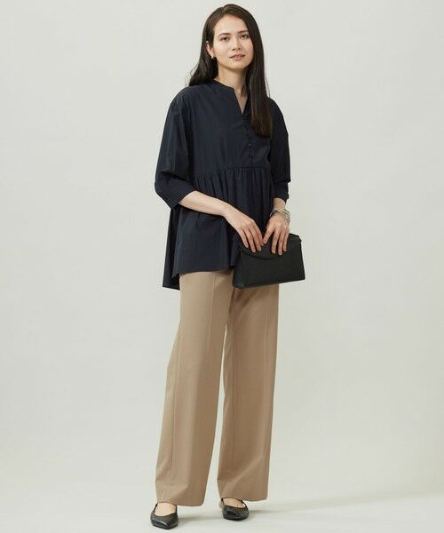 自由区 / ジユウク シャツ・ブラウス | シアーソフトシャンブレーペプラム ブラウス | 詳細15