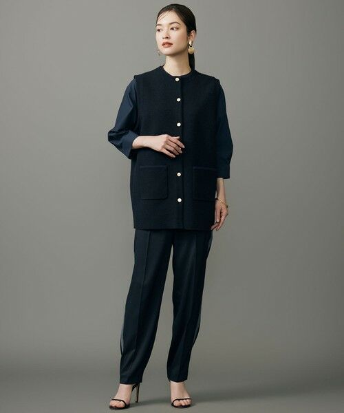 自由区 / ジユウク シャツ・ブラウス | シアーソフトシャンブレーペプラム ブラウス | 詳細17