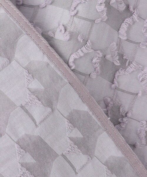 自由区 / ジユウク シャツ・ブラウス | シアージオメトリックジャカードクロップド丈 ブラウス | 詳細10