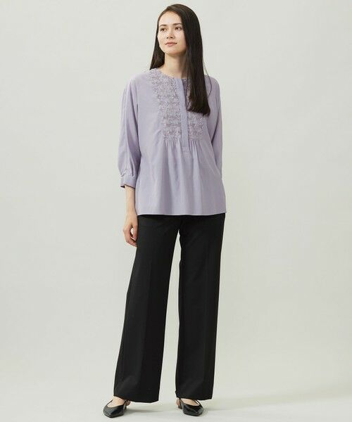 自由区 / ジユウク シャツ・ブラウス | シアージオメトリックジャカードプルオーバー ブラウス | 詳細6