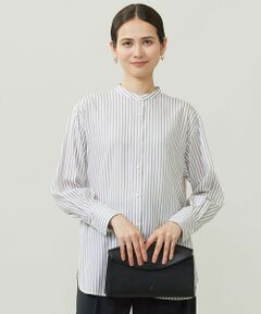 自由区 / ジユウク シャツ・ブラウス | SOMELOSバンドカラー ブラウス