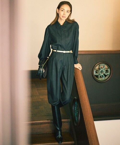 自由区 / ジユウク ショルダーバッグ | 【SHIHOさん着用】ワイドコンビ バッグ | 詳細14