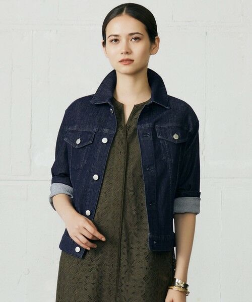 自由区 / ジユウク Gジャン・デニムジャケット | 【洗える】ウスカルデニムベーシック ジャケット(インディゴ)