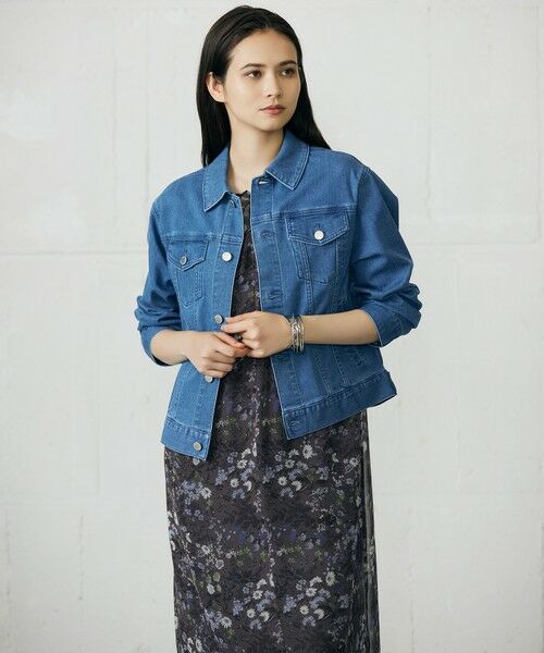 自由区 / ジユウク Gジャン・デニムジャケット | 【洗える】ウスカルデニムベーシック ジャケット | 詳細14