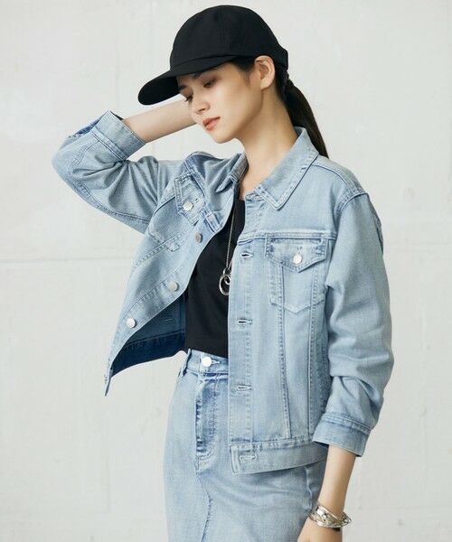 洗える】ウスカルデニムベーシック ジャケット （Gジャン・デニム