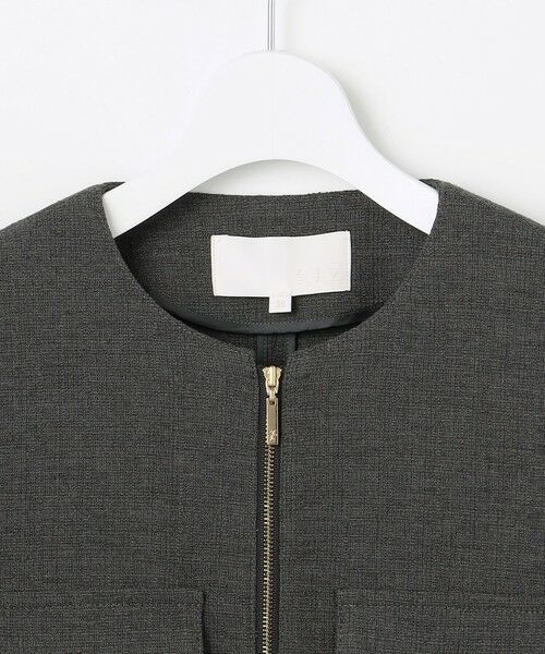 自由区 / ジユウク ブルゾン | ライトブッチャーノーカラー ブルゾン | 詳細5