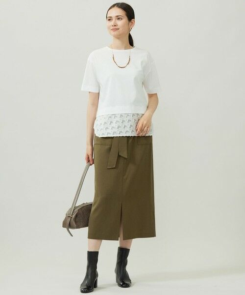 自由区 / ジユウク カットソー | 【カタログ掲載】ジャカードコンビジャージー カットソー | 詳細3