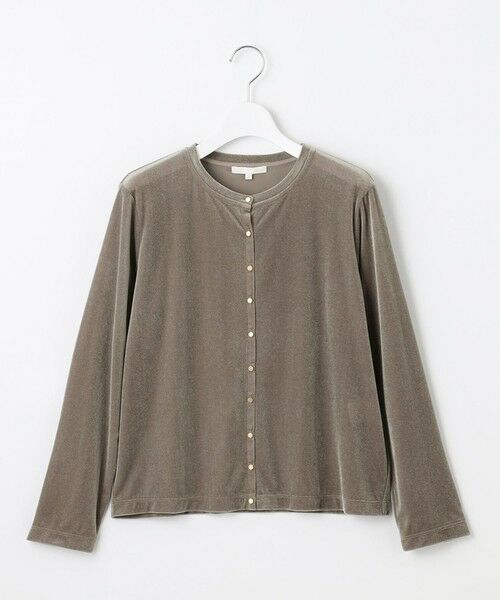 自由区 / ジユウク カーディガン・ボレロ | シアーベロア カーディガン | 詳細2