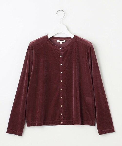 自由区 / ジユウク カーディガン・ボレロ | シアーベロア カーディガン | 詳細5