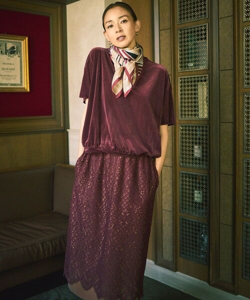 自由区 / ジユウク カットソー | 【SHIHOさん着用】シアーベロア カットソー | 詳細5