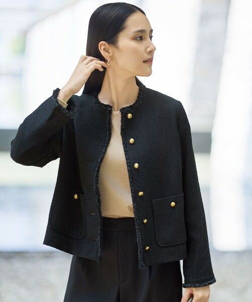 自由区/ジユウク 【カタログ掲載・洗える】ラメトリコットジャージー カットソー ベージュ 38