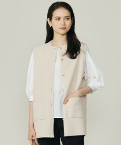 自由区 / ジユウク ベスト | 【カタログ掲載】ループボンディングニット ベスト