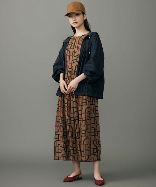 自由区 / ジユウク ロング・マキシ丈ワンピース | ジオメトリックレトロプリント ワンピース | 詳細5