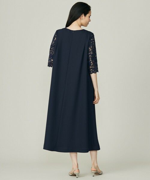 自由区 / ジユウク ロング・マキシ丈ワンピース | フラワーレースダブルクロス ワンピース | 詳細2