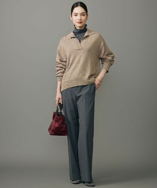 自由区 / ジユウク その他パンツ | 【カタログ掲載】TRギャバストレート パンツ | 詳細16