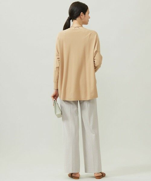 自由区 / ジユウク その他パンツ | TRギャバチェック柄ストレート パンツ | 詳細2