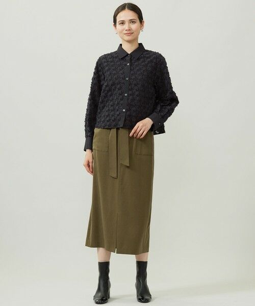 自由区 / ジユウク ミニ・ひざ丈スカート | セルロースコットンチノ スカート | 詳細3