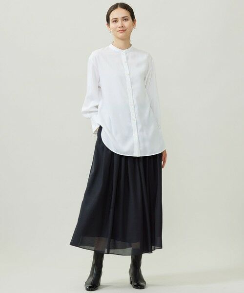 自由区 / ジユウク ミニ・ひざ丈スカート | シアー スカート | 詳細8