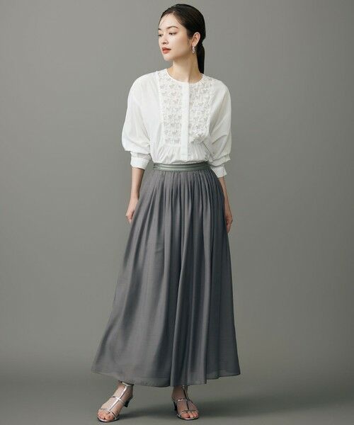 自由区 / ジユウク ミニ・ひざ丈スカート | シアー スカート | 詳細15