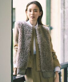 自由区 / ジユウク ベスト | 【SHIHOさん着用】カルガンラムエコファー ジレ