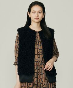 自由区 / ジユウク ベスト | 【SHIHOさん着用】カルガンラムエコファー ジレ