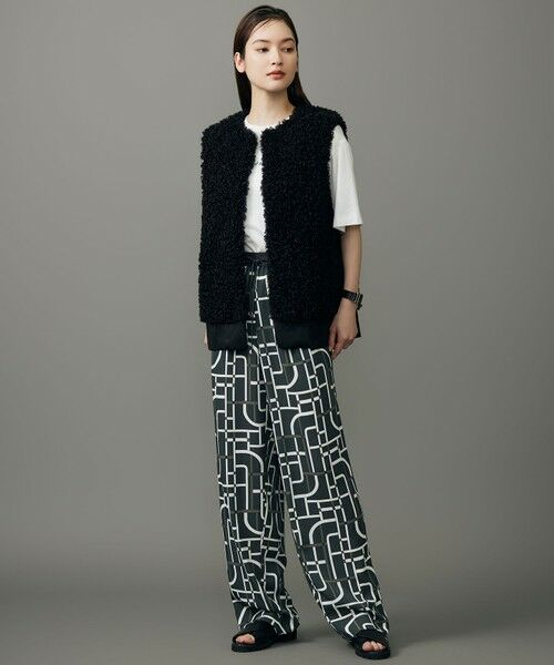 自由区 / ジユウク ベスト | 【SHIHOさん着用】カルガンラムエコファー ジレ | 詳細12