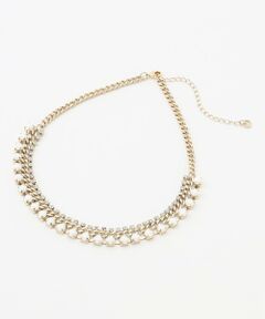 自由区 / ジユウク ネックレス・ペンダント・チョーカー | 【SHIHOさん着用】ビジューレーン ネックレス