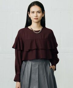 自由区 / ジユウク シャツ・ブラウス | 【カタログ掲載】TWハイツイストビエラフリル ブラウス