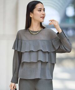 自由区 / ジユウク シャツ・ブラウス | 【カタログ掲載】TWハイツイストビエラフリル ブラウス