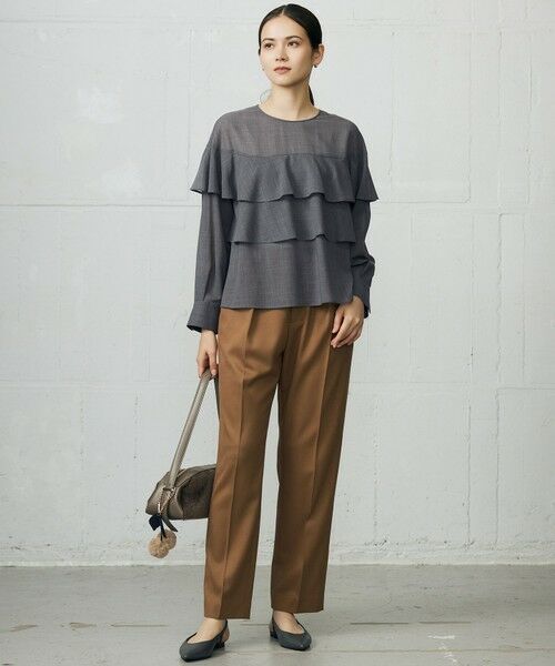 自由区 / ジユウク シャツ・ブラウス | 【カタログ掲載】TWハイツイストビエラフリル ブラウス | 詳細6