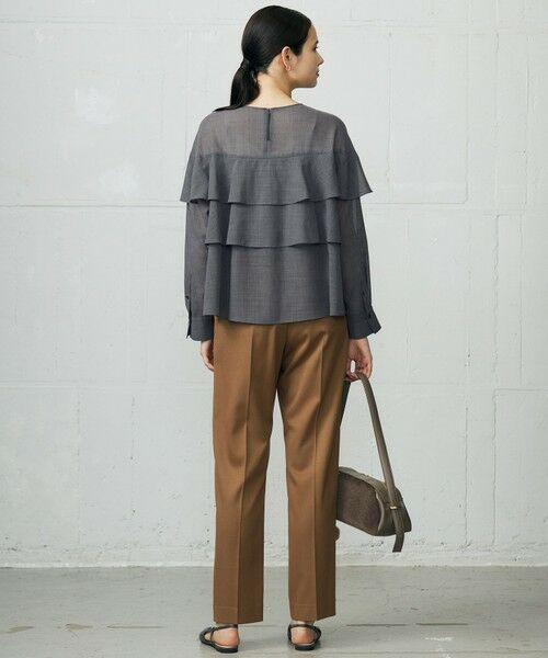 自由区 / ジユウク シャツ・ブラウス | 【カタログ掲載】TWハイツイストビエラフリル ブラウス | 詳細8