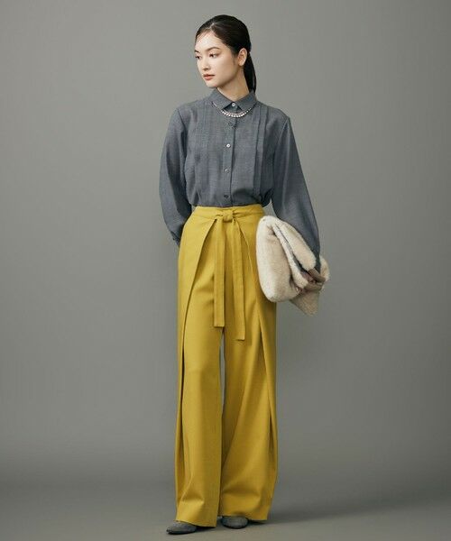 自由区 / ジユウク シャツ・ブラウス | 【SHIHOさん着用】TWハイツイストビエラタックディテール ブラウス | 詳細5