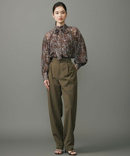 自由区 / ジユウク シャツ・ブラウス | ペイズリープリントボウタイ ブラウス | 詳細1