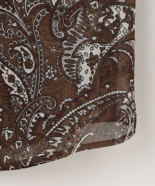 自由区 / ジユウク シャツ・ブラウス | ペイズリープリントボウタイ ブラウス | 詳細8
