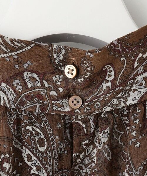 自由区 / ジユウク シャツ・ブラウス | ペイズリープリントボウタイ ブラウス | 詳細10