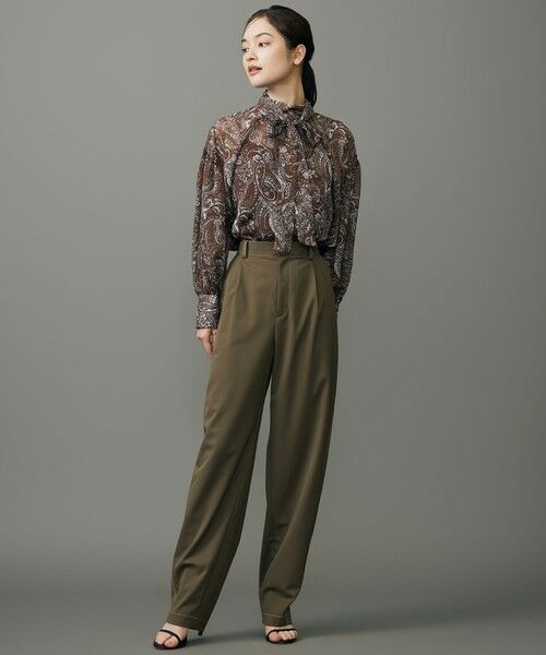 自由区 / ジユウク シャツ・ブラウス | ペイズリープリントボウタイ ブラウス | 詳細2