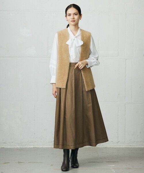 自由区 / ジユウク シャツ・ブラウス | 【カタログ掲載】ソフトスパンビエラボウタイ ブラウス | 詳細6